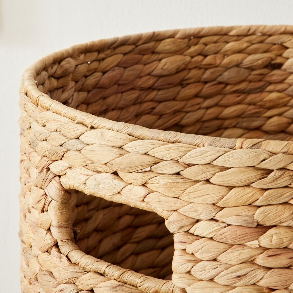 Twist Weave Baskets Natural west elm United Kingdom